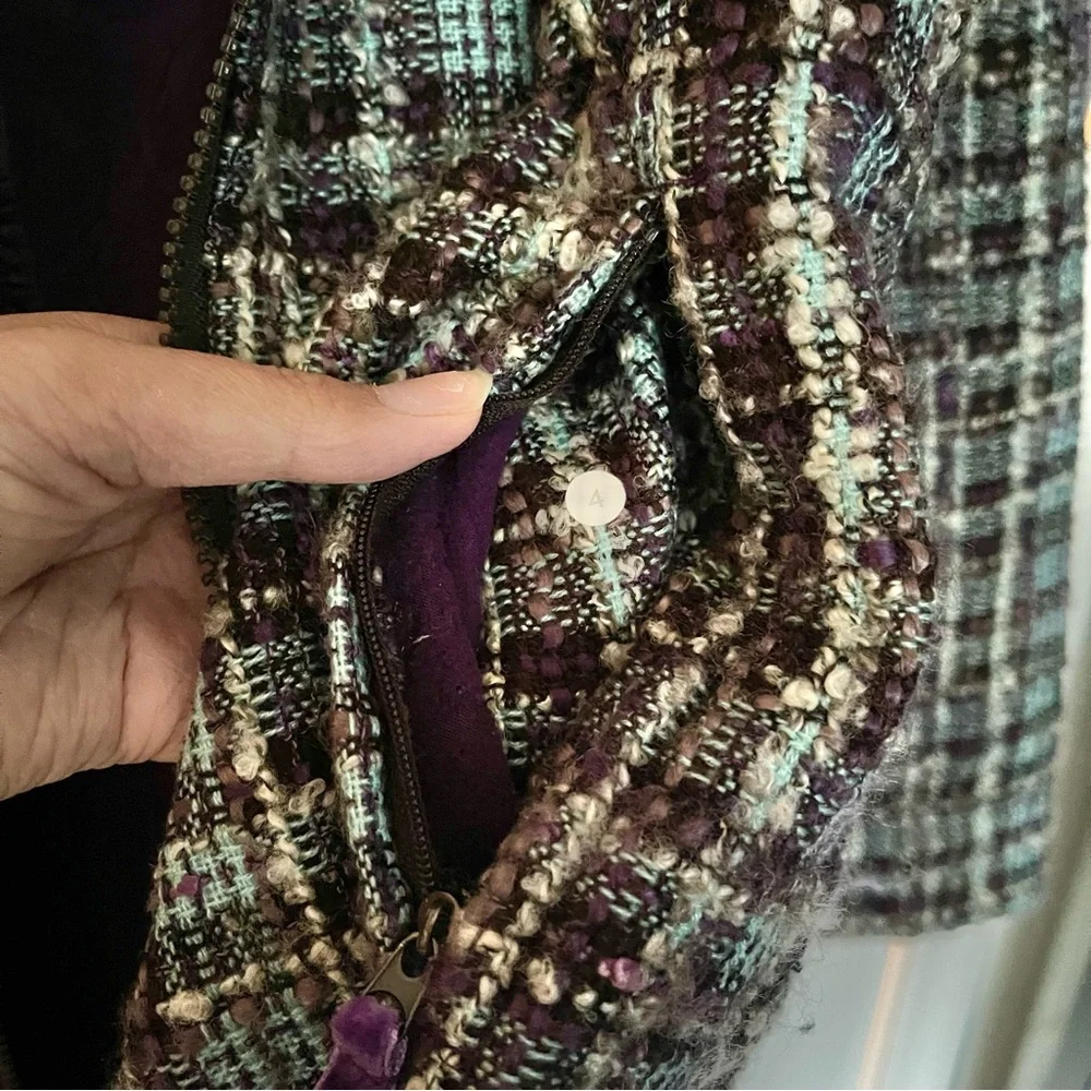 LULULEMON RARE Après Yoga Boucle Tweed Jacket
